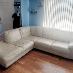 Cream Sectional Couch 