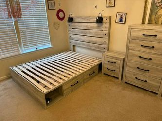 Cambeck Bedroom Furniture Set Queen King Twin Full size bed frame dresser mirror nightstand chest mattress fast Delivery Only $39 Down Payment 👉 PLEA