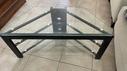 GLASS  TV STAND  BRAND NEW!! 