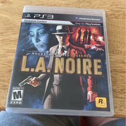 L.A Noire      Ps3 