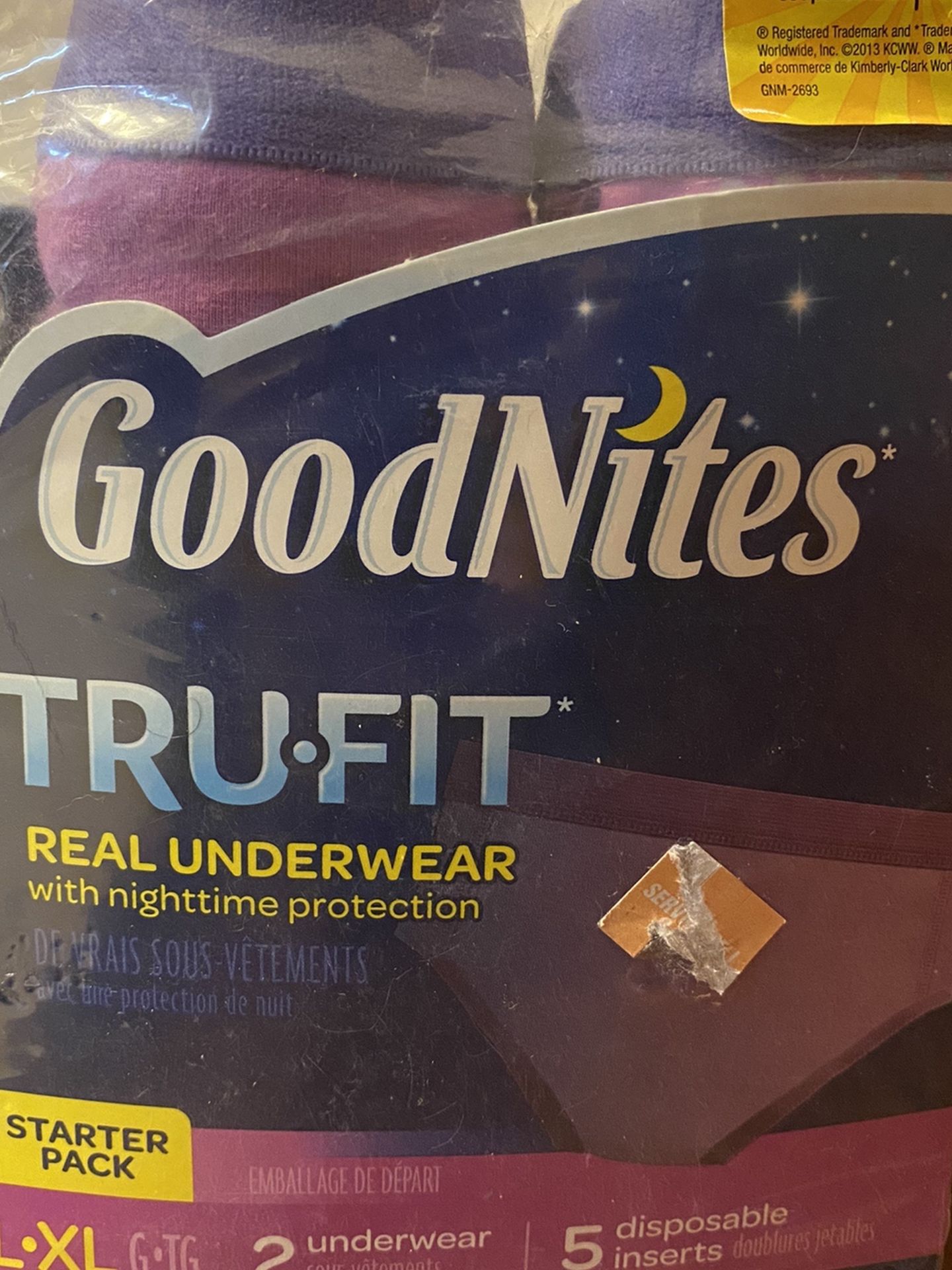 NEW GoodNites Girls L/XL Tru-Fit Real Underwear Nighttime Protection Starter Pack