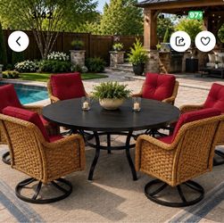 new 🆕 n box patio table set