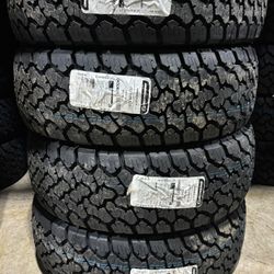 (4) - LT275/60/20 General Grabber A/TX Tires