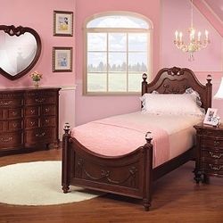 princess dresser set Princess Storage Set 9-Drawer Lace Dresser with Nightstand