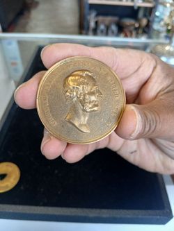 1871 Lincoln Emancipation Proclaimed 1863 Medal