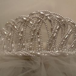  Bridal Beaded Tiara Headpiece