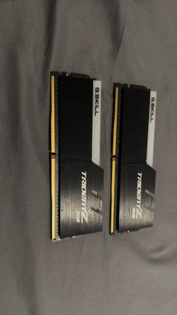 G.skill tridenz 3200plus mhz 16each stick ram. 32 both ram.