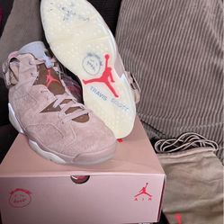 Brand New Authentic Jordan Retro 6 Travis Scott Khaki Size 10.5 In Mens, Not BIN, Supreme, Union, 1, 4, 