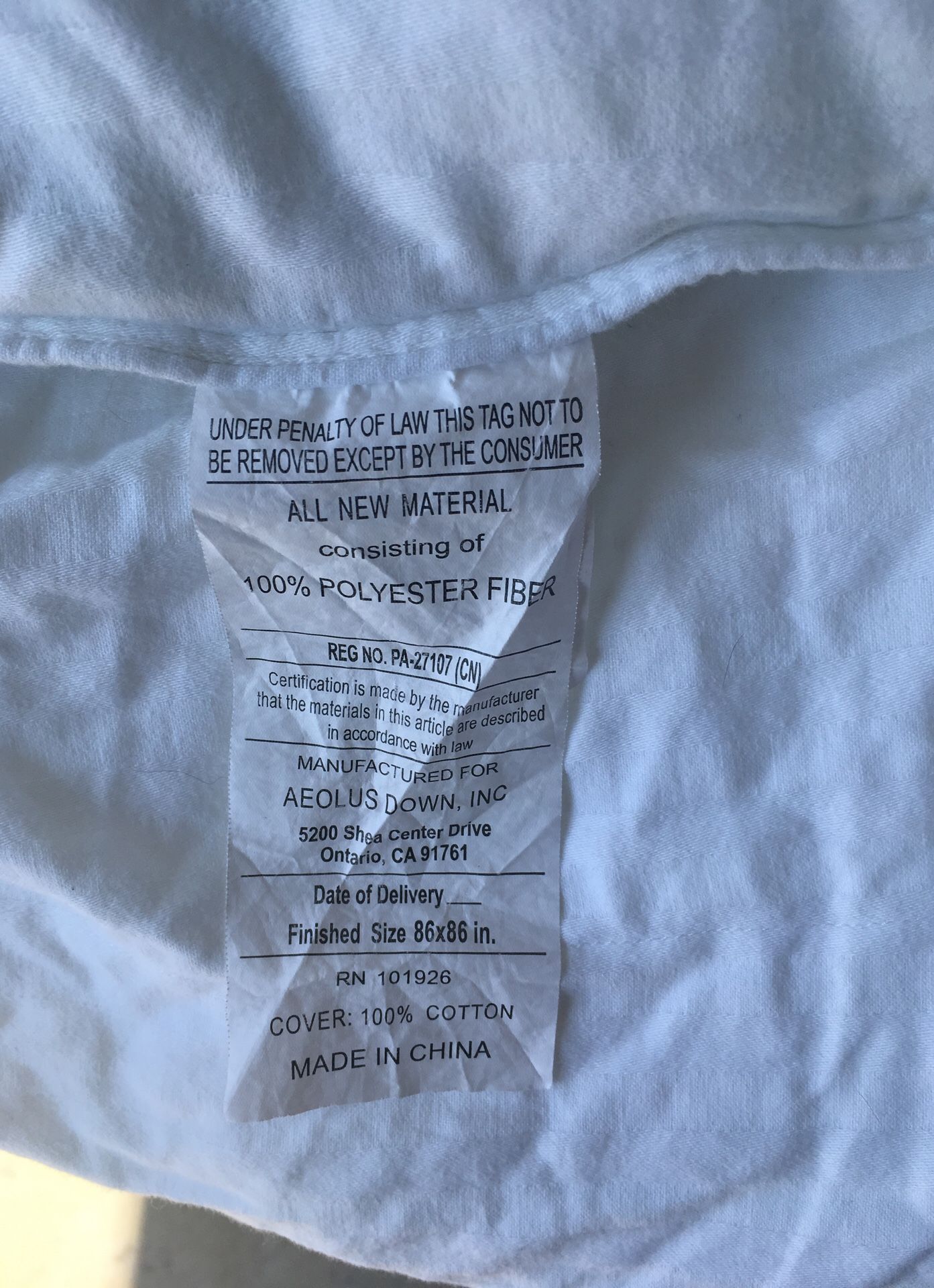 Duvet blanket