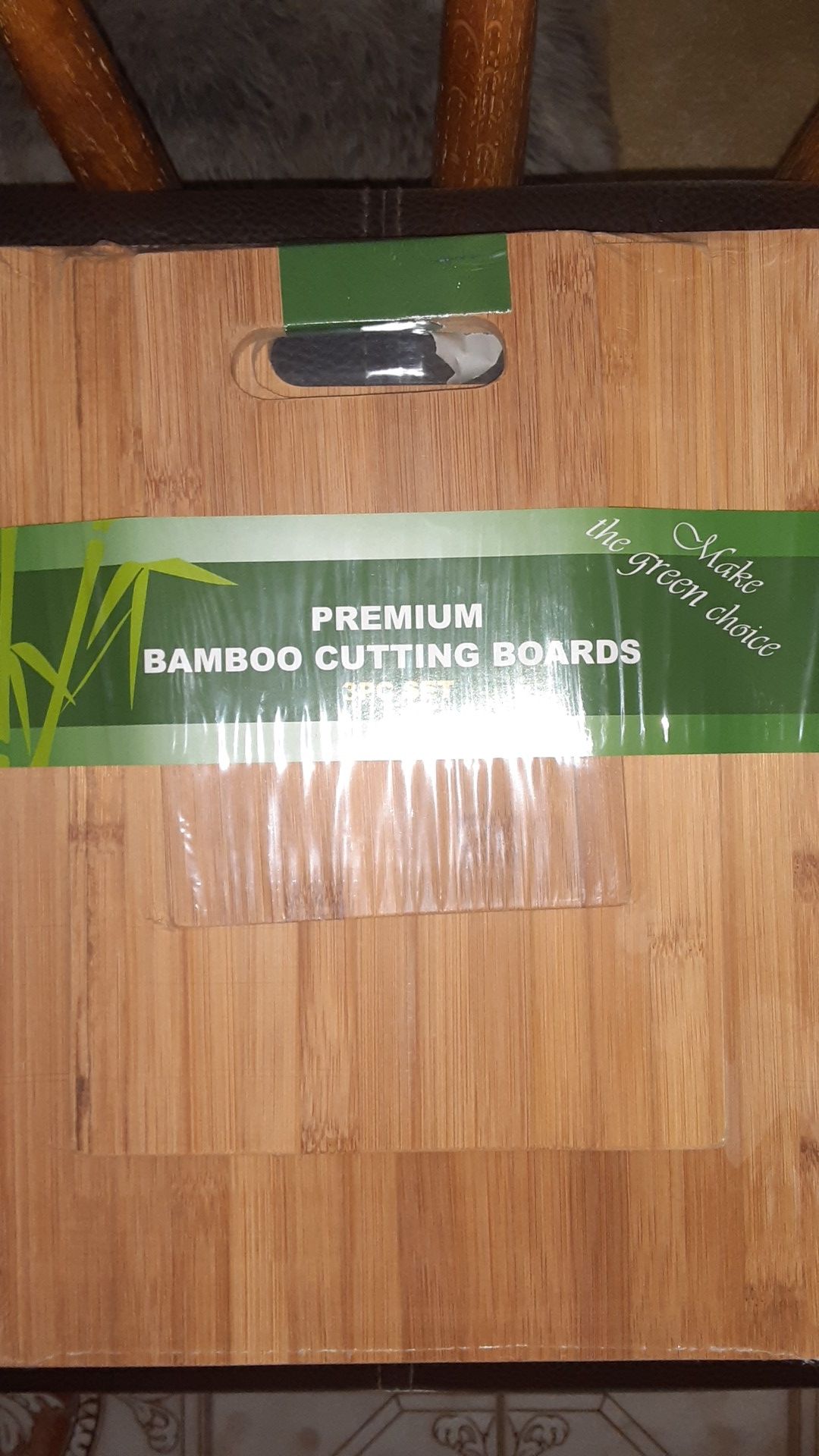 Set of 3 bamboo cutting boards