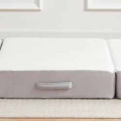 New Single  Folding Mattress, 6 Inch Memory Foam Tri-fold Mattress with Breathable & Washable Bamboo Fiber Fabric Cover. Dimensions 75"L x 25"W x 6"Th