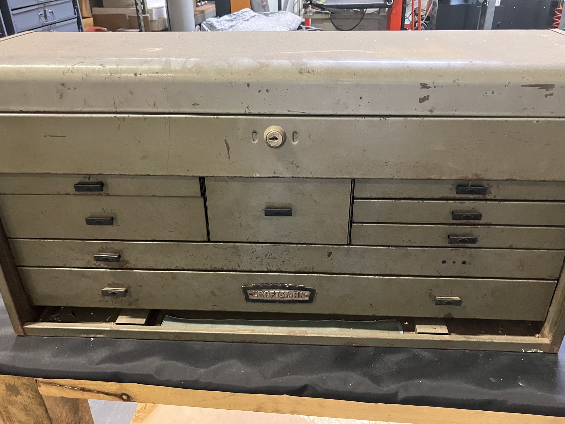 Machinist Craftsman Vintage Toolbox