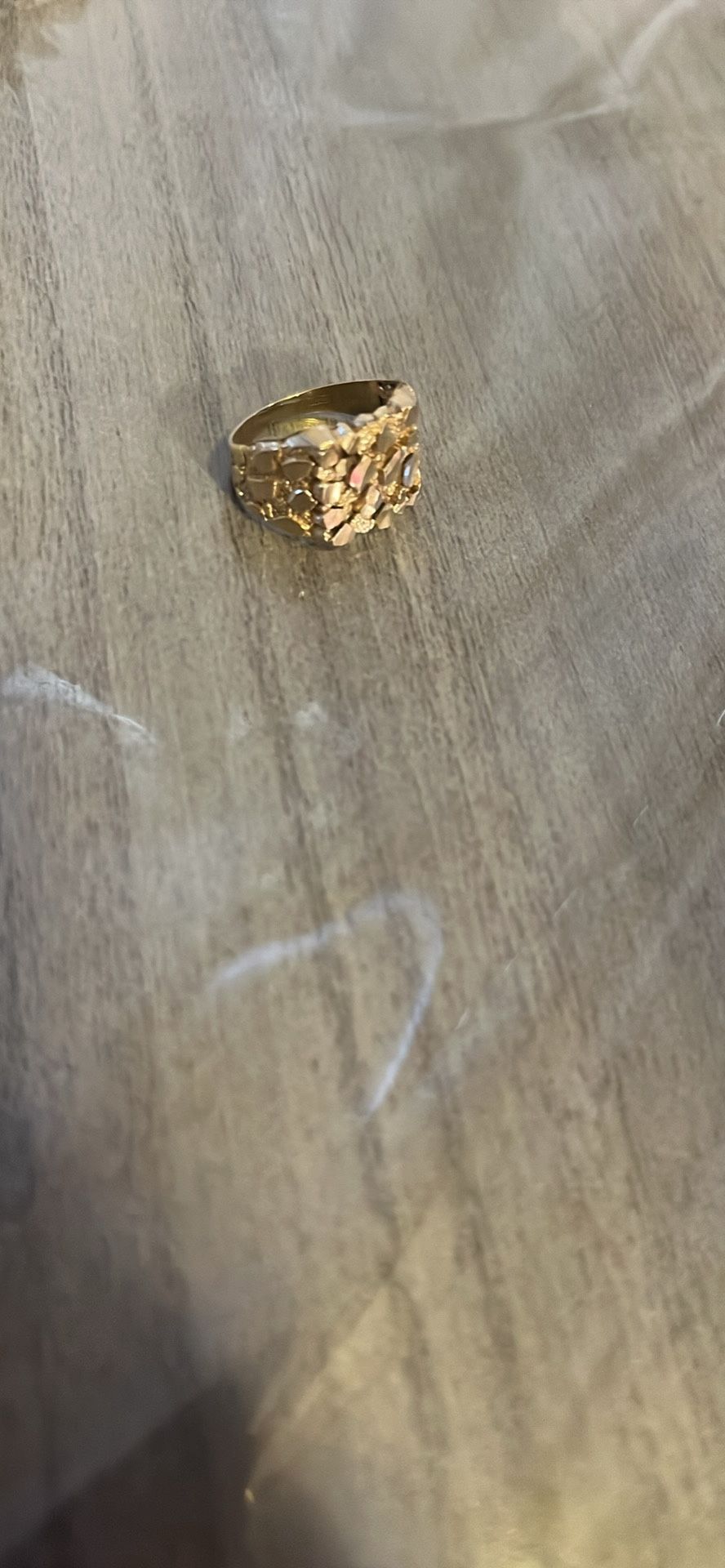 10K Gold Nugget Ring