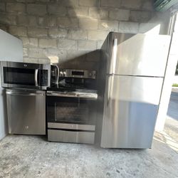 Microwave oven, dishwasher and refrigerator