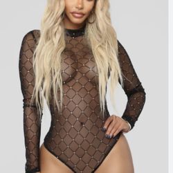 Sexy Mesh Bodysuit Size xS