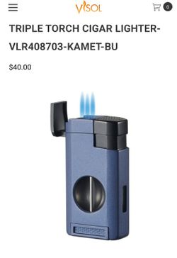 Visol Triple Torch Cigar Lighter V Cutter