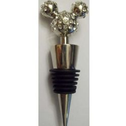 Mickey Mouse/Cork Stopper/Swarovski Crystal
