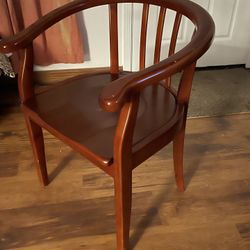 Two Wooden Chairs 30.5X20X20 (H/W/D)