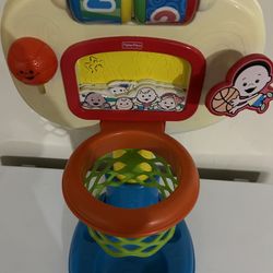 Fisher-Price Brilliant Basics DUNK-N-CHEER BASKETBALL