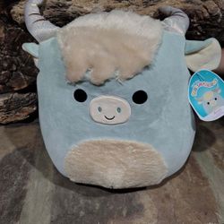 Over 20 Armie the blue long horn squishmallow BRAND NEW with tag 16”
