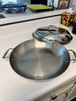 All- Clad Stainless Steel Sauté Pan With Lid
