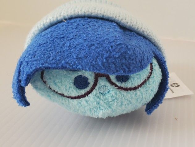 Disney Tsum Tsum Sadness Inside Out 3.5” Mini Plush Feelings Emotion Sad Gloomy
Blue