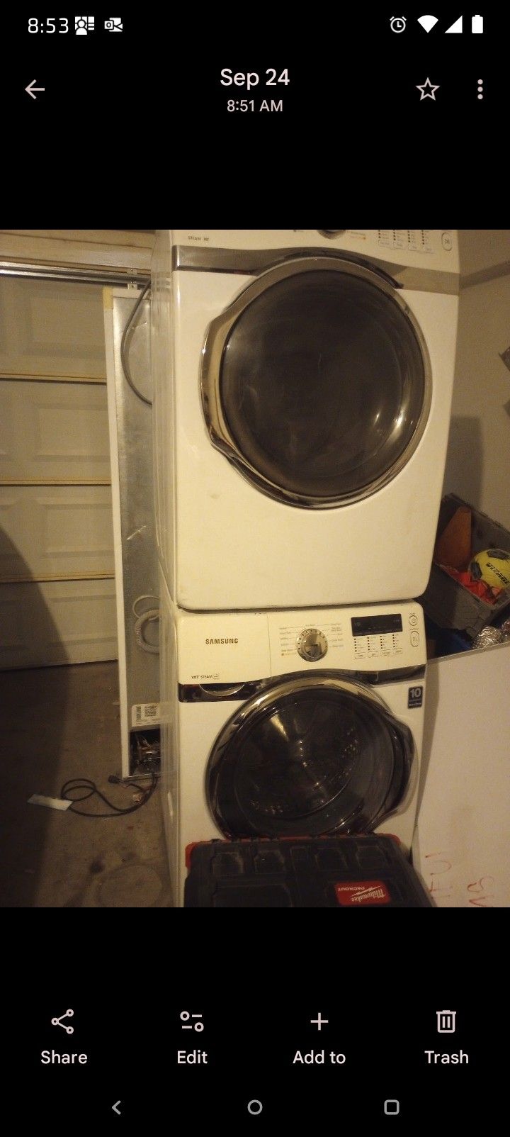 Samsung Washer And Dryer