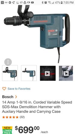 Bosch jack hammer New in the box