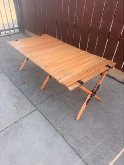 S’MORES CAMPING FOLDING TABLE
