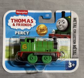 Thomas & Friends 80th Anniversary Metal Collection Percy Fisher Price Mattel NEW