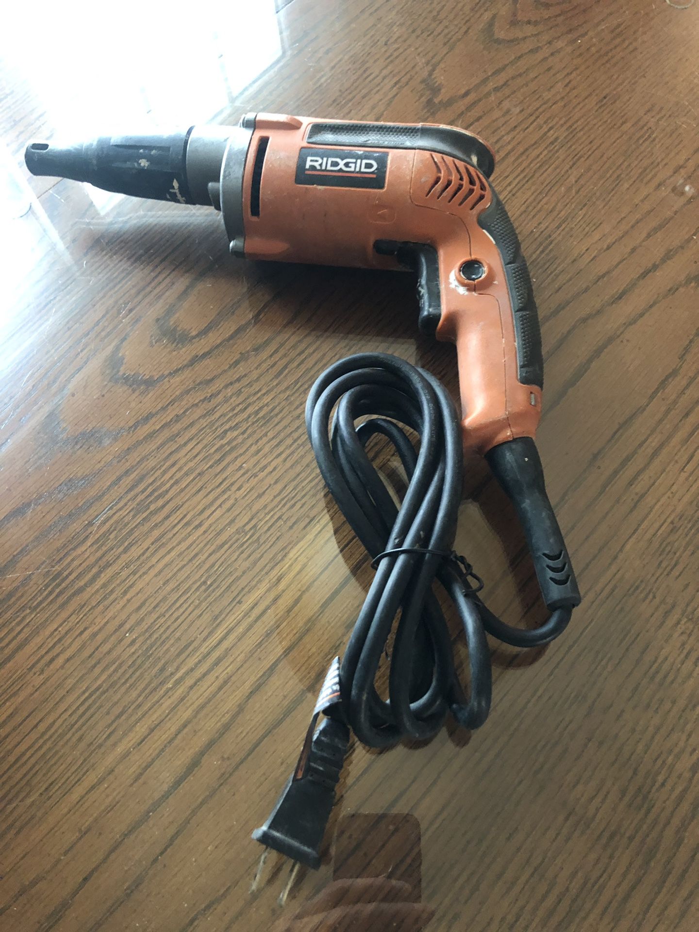 Ridged Electric drywall screw drill