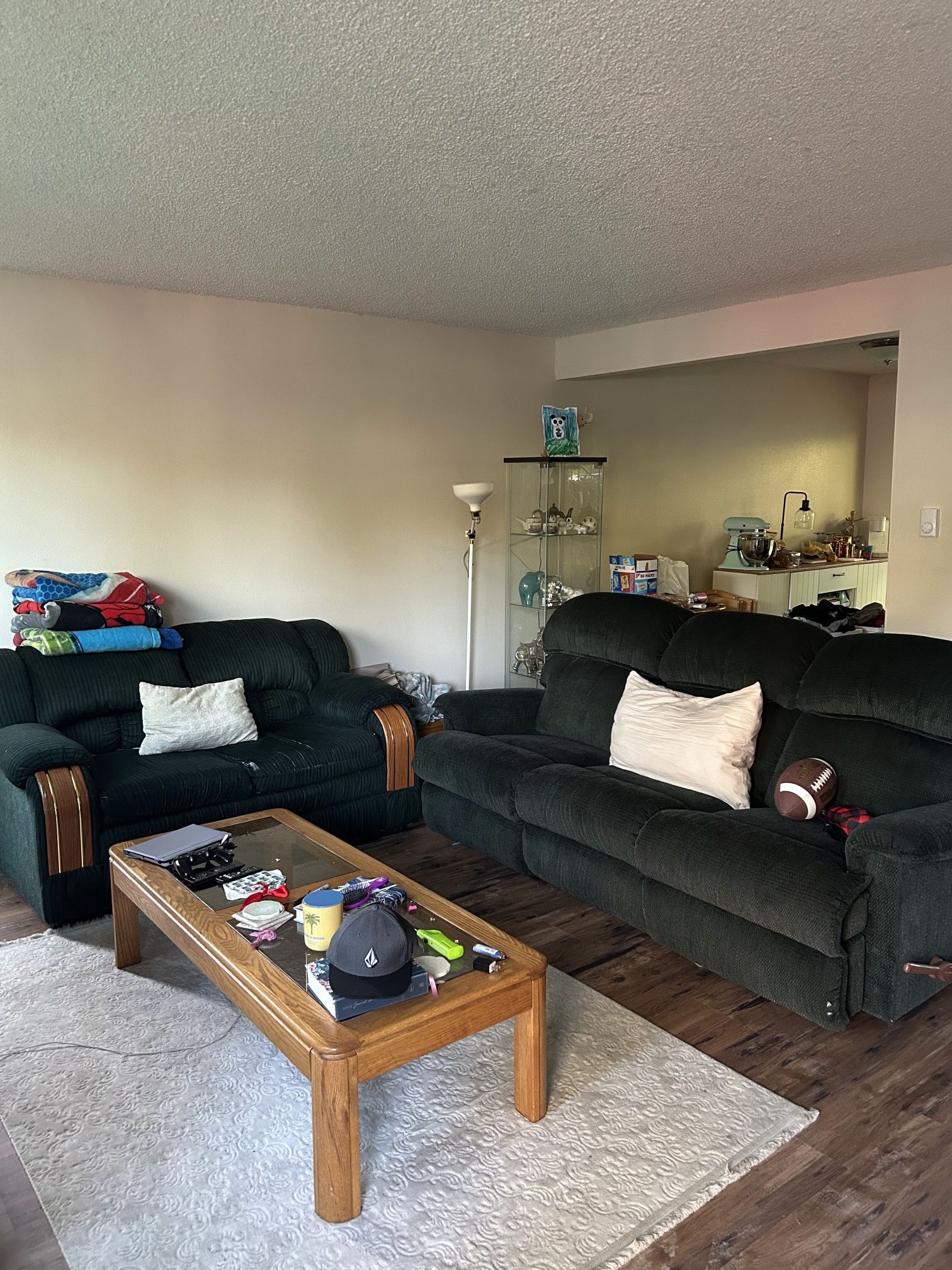 2 Couches - loveseat & Reclining Sofa