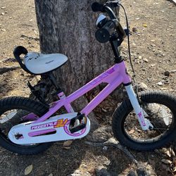 RoyalBaby Freestyle Coaster Brake Kids Girls Bike 14” Wheels Pink