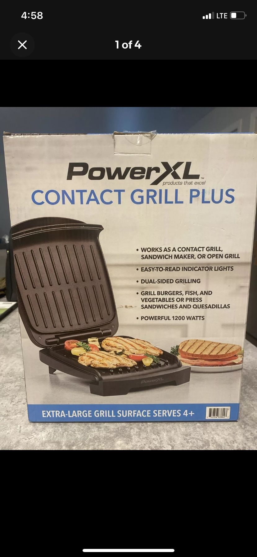 Power Xl Contact Grill Plus