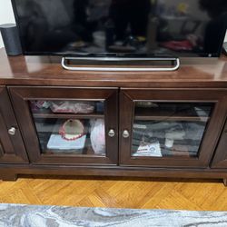 TV Stand And 2 Side Shelves 