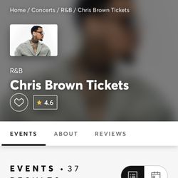 Chris Brown Concert tickets 