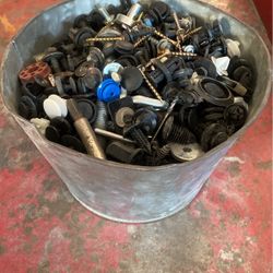 Auto clips bolts nuts