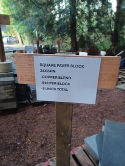 Square Paver Block 24inx24in 
