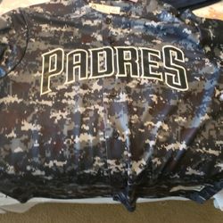 San Diego Padres Jersey....military Camo  Version