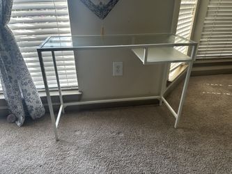 Glass desk - 20$