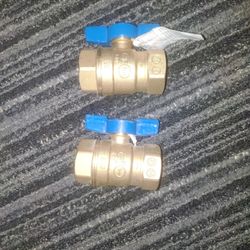 2 Pc Legend.Brass Ball Valves Set