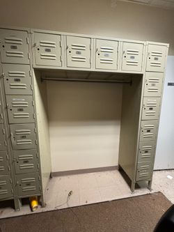 Metal lockers/ 4 sections available