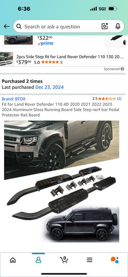 Landrover Defender Side Rails