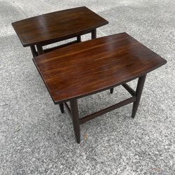 Pair Of Vintage Mid Century Modern Muebles Artecto Side Tables