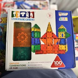 Tytan Magnetic Tiles and Building Blocks 100pcs