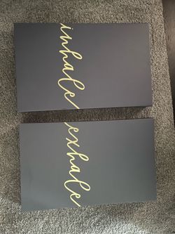 Canvas signs