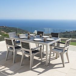 Súper Precio, Juego de comedor de alta resistencia, Plastico Recina 