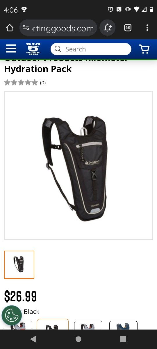 Brand New Camel Back Hydration Bag