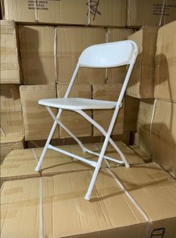 Brand new plastic folding chairs