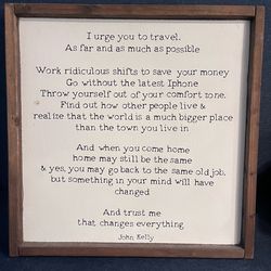 Framed Quote